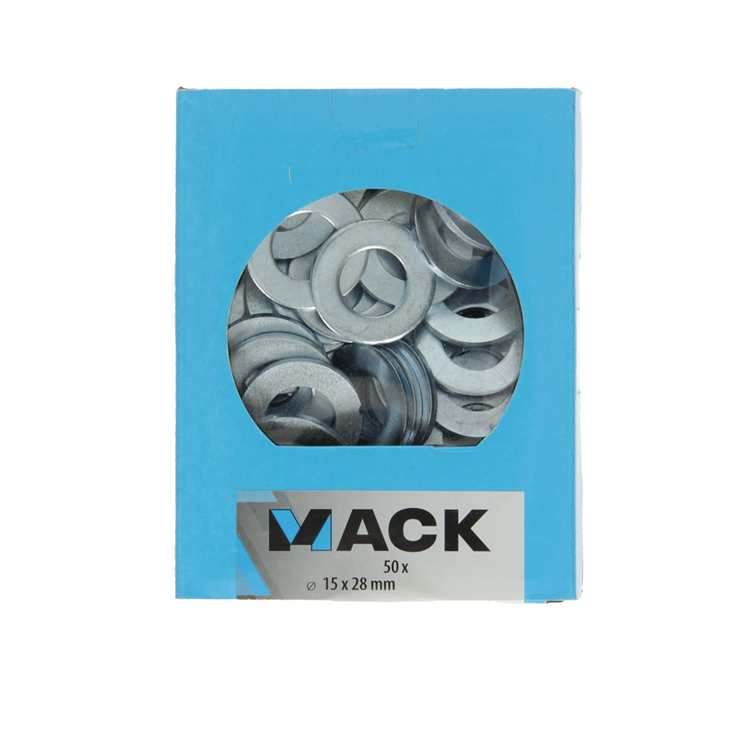Afbeelding laden in galerijviewer, Mack 1007114 - sluitringen 50 st m14 | 5 stuks
