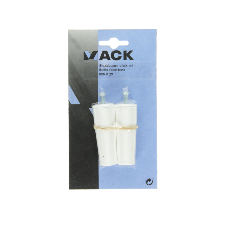 Afbeelding laden in galerijviewer, Mack 1010112 - 2 stootdoppen wit 60mm | 10 stuks
