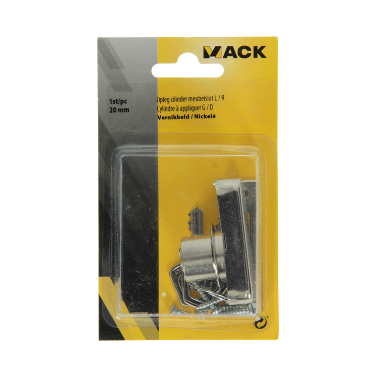 Afbeelding laden in galerijviewer, Mack 1015831 - 1 oplegcilinder meubelsl.l r vernikkeld 20 mm | 5 stuks

