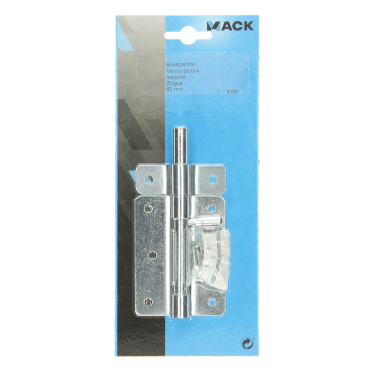 Afbeelding laden in galerijviewer, Mack 1013327 - 1 boksgrendel verzinkt 80mm | 5 stuks

