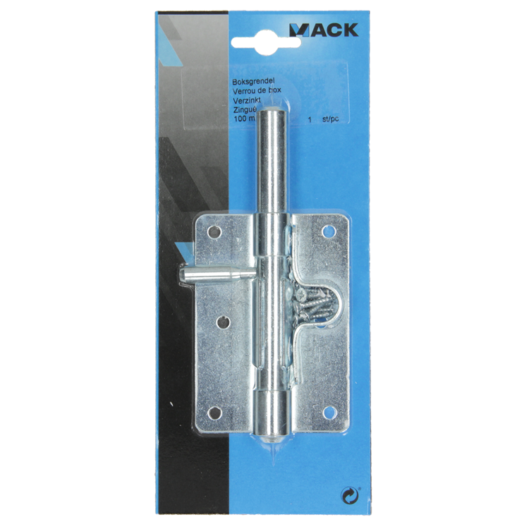 Afbeelding laden in galerijviewer, Mack 1013328 - 1 boksgrendel verzinkt 100mm | 5 stuks

