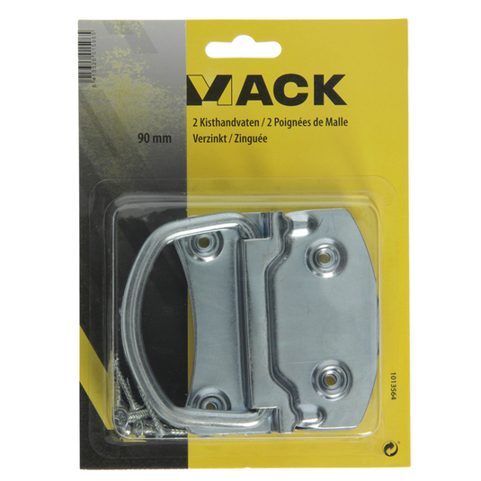 Mack 1013564 - 2 kisthandvaten verzinkt 90mm | 5 stuks