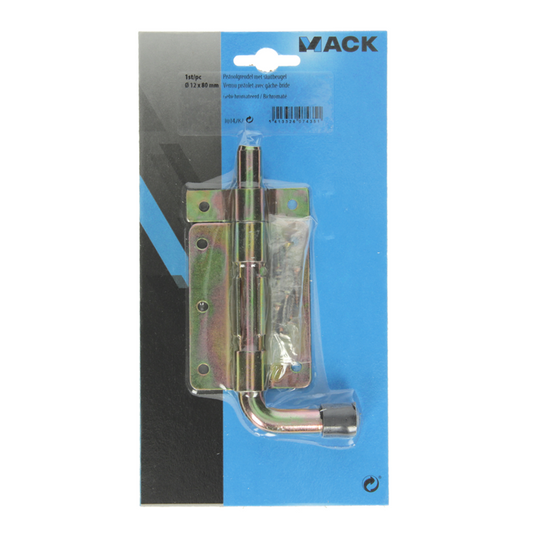 Mack 1014282 - pistoolgrendel met sluitbeugel, bichroma ø12mm | 5 stuks