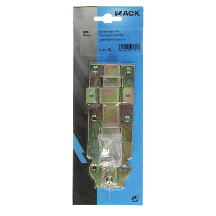 Afbeelding laden in galerijviewer, Mack 1014281 - veiligheidsschuif voor hangslot, bichromaat 100mm | 5 stuks
