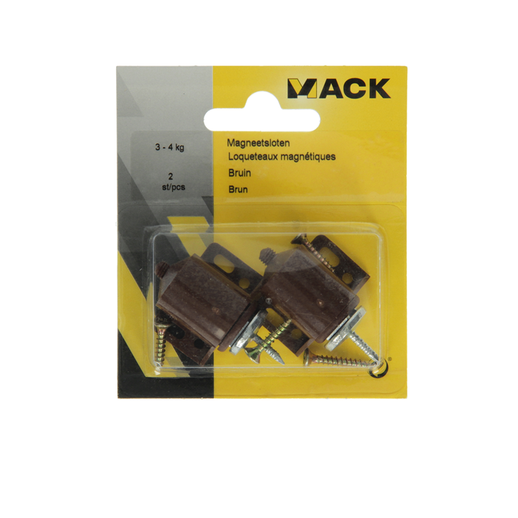 Afbeelding laden in galerijviewer, Mack 1013835 - 2 magneetsloten bruin 3 - 4 kg | 5 stuks
