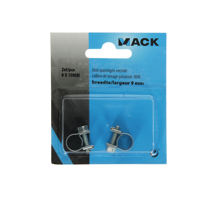 Afbeelding laden in galerijviewer, Mack 1011654 - slangklem verz 8-10mm 2st | 12 stuks
