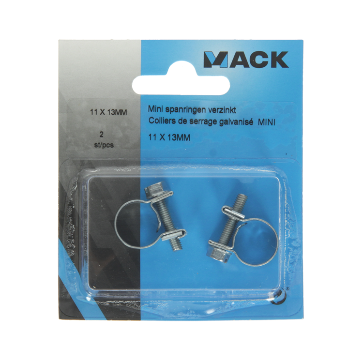 Afbeelding laden in galerijviewer, Mack 1011657 - 2 mini spanringen verzinkt 11x13mm | 10 stuks

