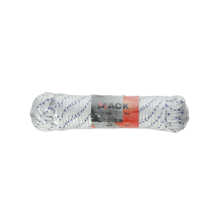 Afbeelding laden in galerijviewer, Mack 1014995 - pp gevlochten wit blauw streng4mm 20m | 5 stuks
