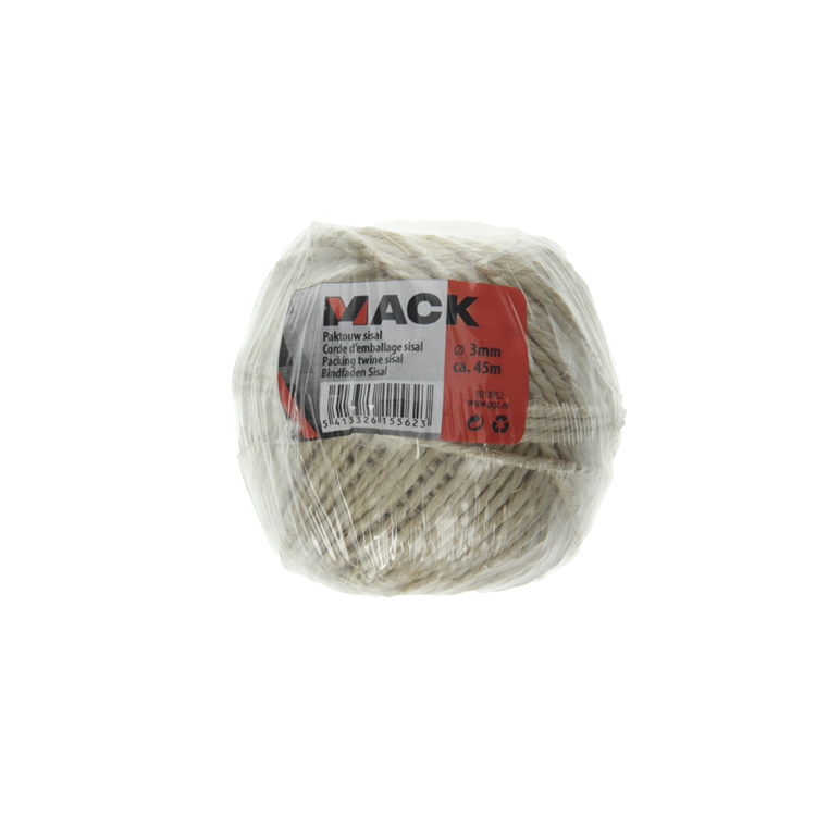 Afbeelding laden in galerijviewer, Mack 1013952 - paktouw sisal bobijn 3mm ca 45m | 10 stuks
