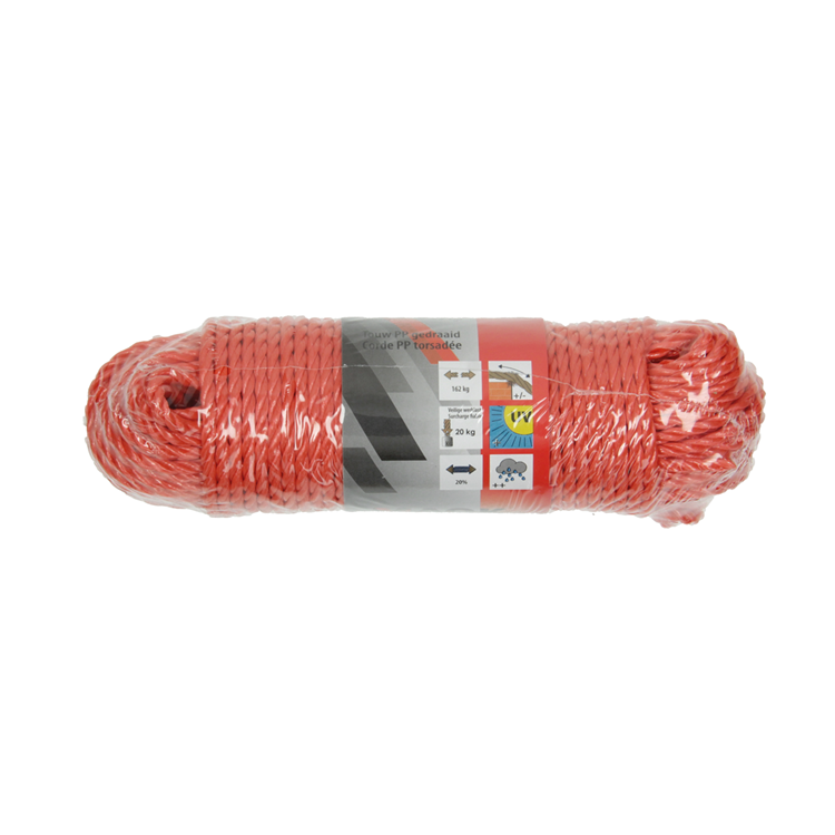 Afbeelding laden in galerijviewer, Mack 1013963 - pp gedraaid oranje streng 4mm 30m | 5 stuks
