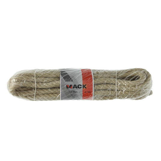 Mack 1013969 - jutetouw gedraaid streng 12mm 10m | 5 stuks