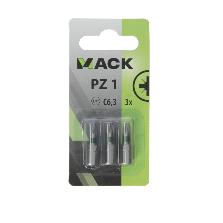 Afbeelding laden in galerijviewer, Mack 1018295 - schroefbit pz1 l25mm 3st | 5 stuks
