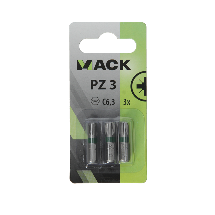 Afbeelding laden in galerijviewer, Mack 1018297 - schroefbit pz3 l25mm 3st | 5 stuks

