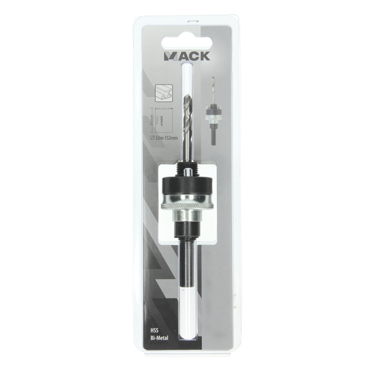 Afbeelding laden in galerijviewer, Mack 1018365 - gatzaaghouder quick lock ø 32-152mm | 3 stuks
