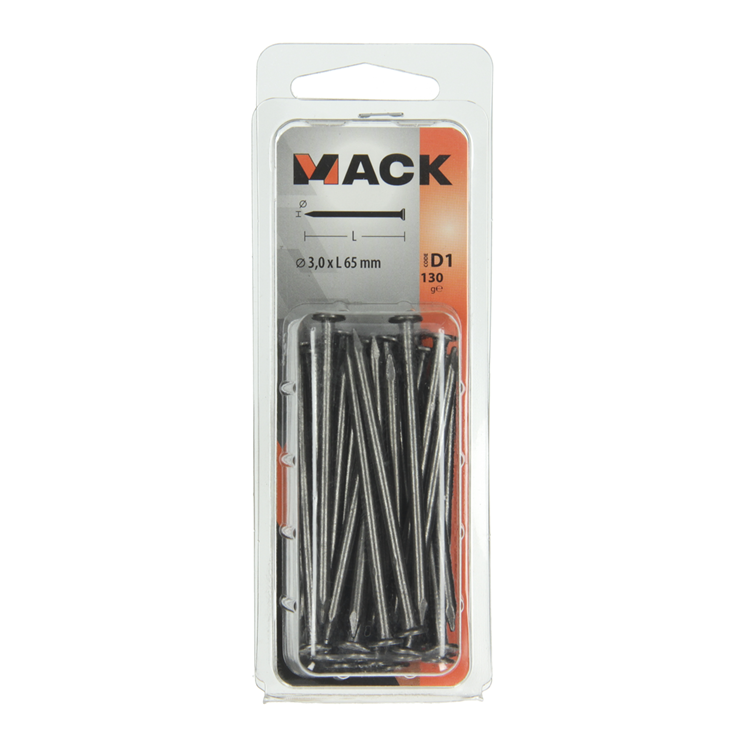 Afbeelding laden in galerijviewer, Mack 1017123 - nagel platte kop 130 gr 3,0 x 65 mm | 5 stuks
