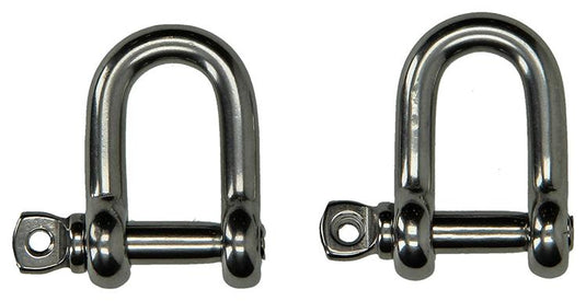Mack 1008456 - 2 kelven recht 6mm inox | 10 stuks