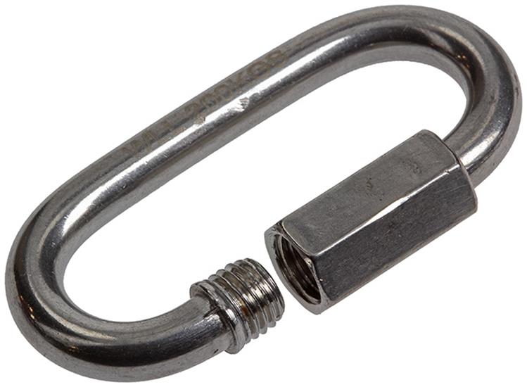 Afbeelding laden in galerijviewer, Mack 1008457 - 1 loze schakel + moer 6mm inox | 10 stuks
