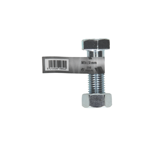 Mack 1017640 - mekaniekbout + moer staal verzinkt 1 st m16 x 50 mm | 10 stuks