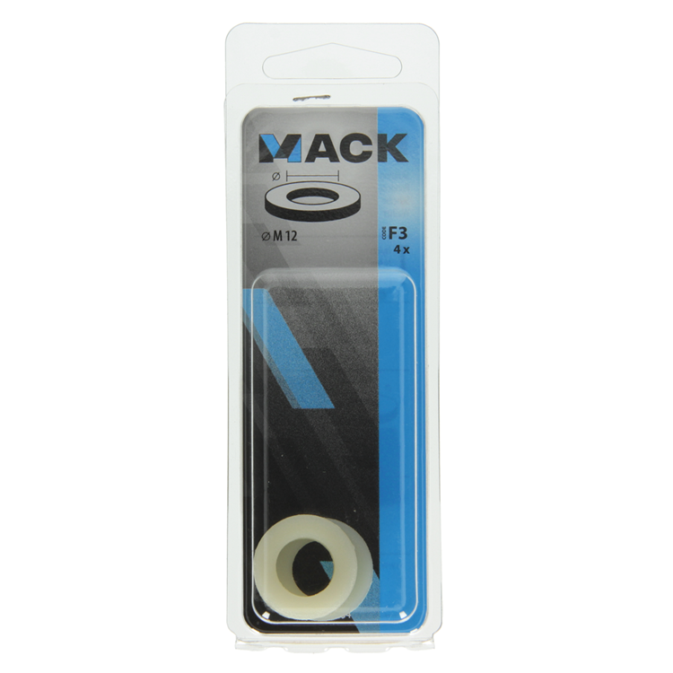 Afbeelding laden in galerijviewer, Mack 1017734 - sluitring nylon 4 st m12 | 10 stuks
