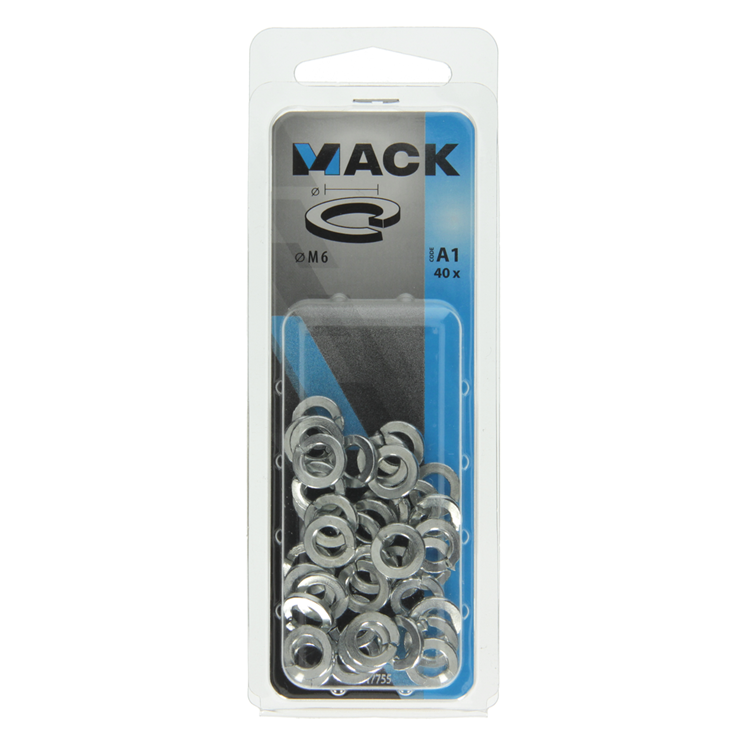 Afbeelding laden in galerijviewer, Mack 1017755 - veerring staal verz. 40st m6 | 10 stuks
