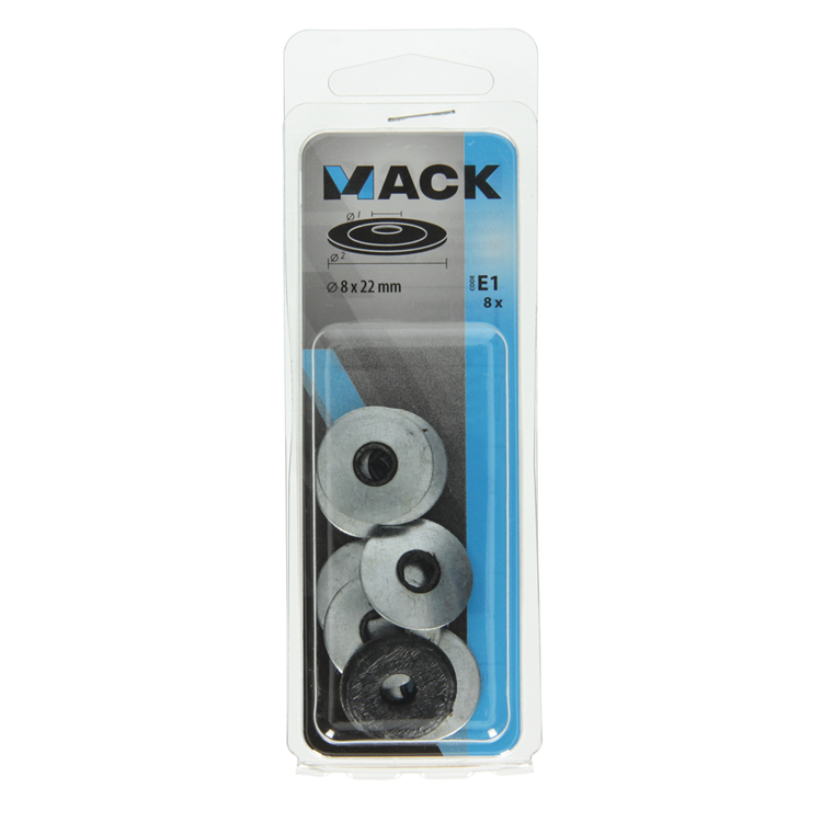 Afbeelding laden in galerijviewer, Mack 1019689 - dichtingsring bitumen verzinkt8 st 8 x 22 mm | 10 stuks
