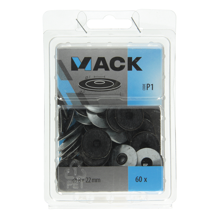 Afbeelding laden in galerijviewer, Mack 1019977 - dichtingsring bitumen verzinkt60 st 8 x 22 mm | 5 stuks

