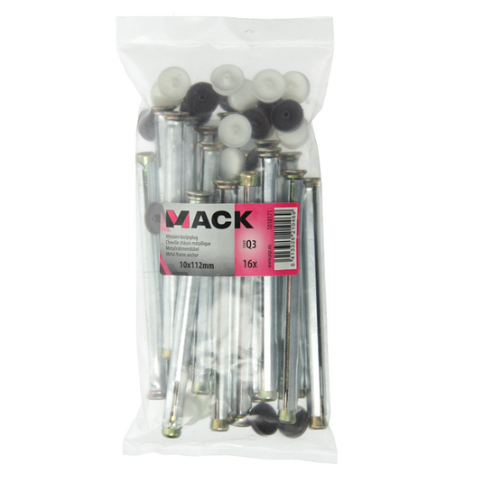 Mack 1018171 - metalen kozijnplug staal verzinkt 16 st 10 x 110 mm | 5 stuks