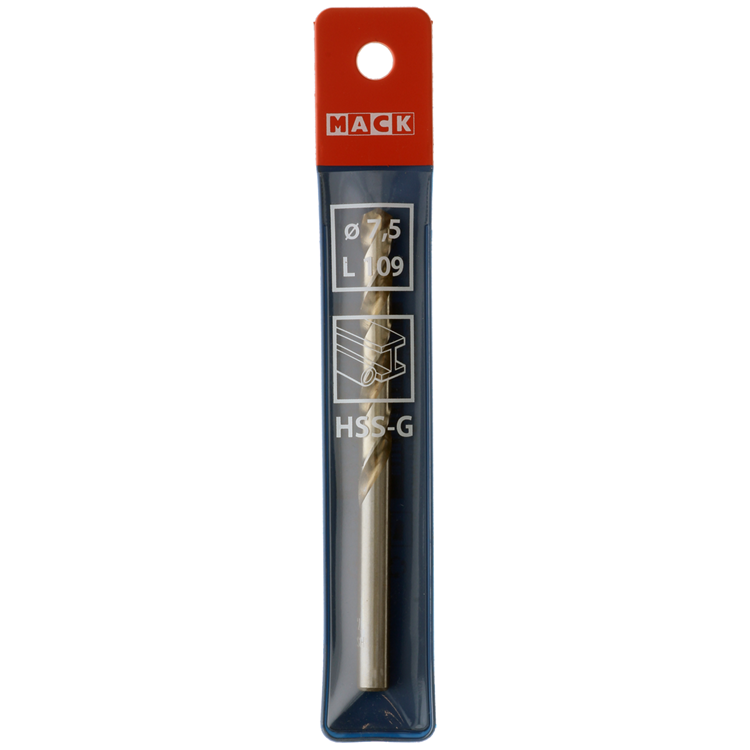 Afbeelding laden in galerijviewer, Mack 1018411 - metaalboor hss g din 338 ø 7,5 x 109 mm | 5 stuks
