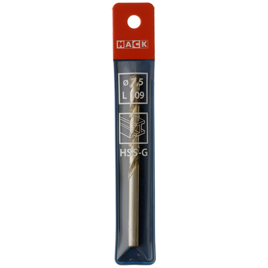 Mack 1018411 - metaalboor hss g din 338 ø 7,5 x 109 mm | 5 stuks