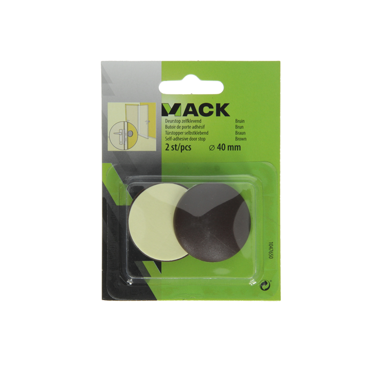 Afbeelding laden in galerijviewer, Mack 1047650 - deurstop zelfklevend bruin ø 40 mm 2 st pcs | 6 stuks
