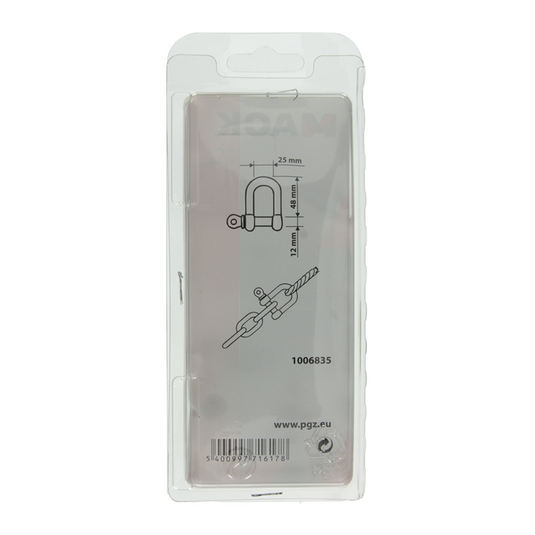 Mack 1006835 - 1 kelf verzinkt recht bl 1 2 inch-12mm | 5 stuks