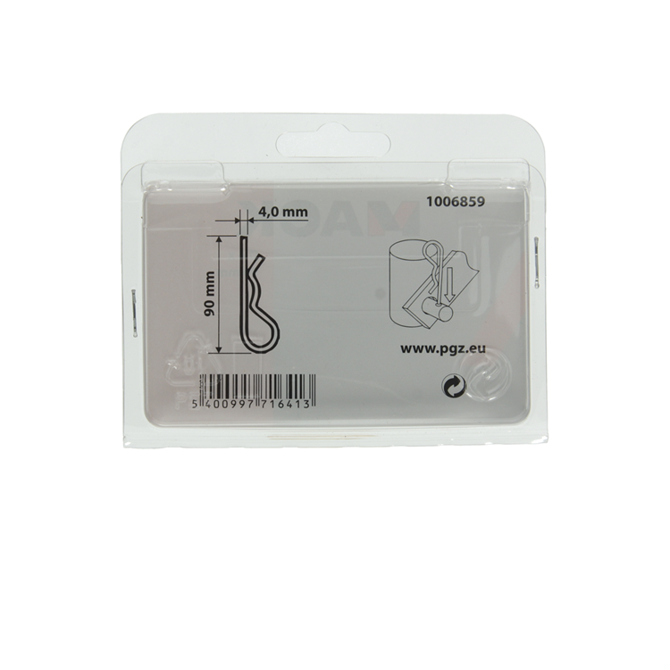 Afbeelding laden in galerijviewer, Mack 1006859 - 2 enkele borgveren verzinkt 4mm bl | 5 stuks
