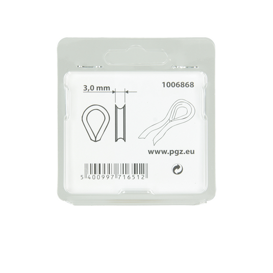 Mack 1006868 - 4 verzinkte kousen bl 3mm | 5 stuks