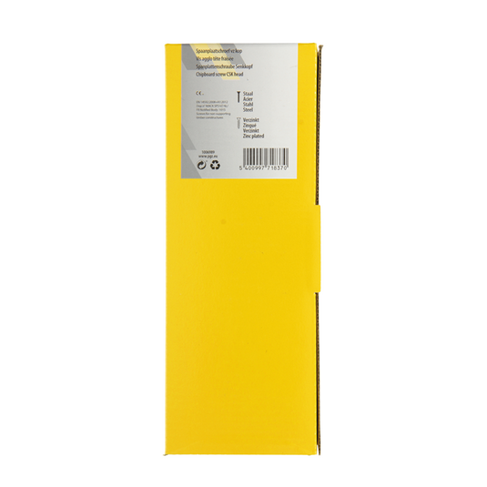 Mack 1006989 - spaanplaatschroef vz kop geelverz. 50 st 6 x 160 mm | 2 stuks