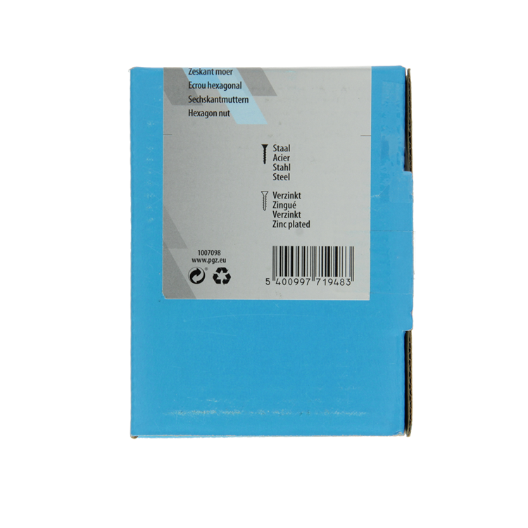 Afbeelding laden in galerijviewer, Mack 1007098 - zeskantmoeren 100 st m10 | 5 stuks
