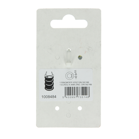 Mack 1008484 - 1 ringmoer din 582 m8 verzinkt | 10 stuks