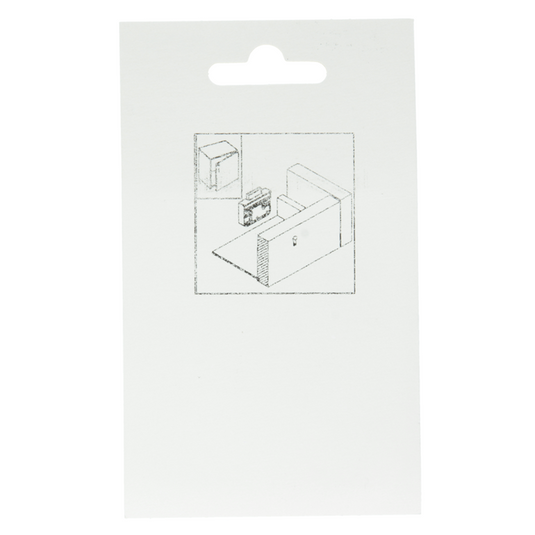 Mack 1013606 - 1 oplegmeubelslot vernikkeld 35mm | 5 stuks