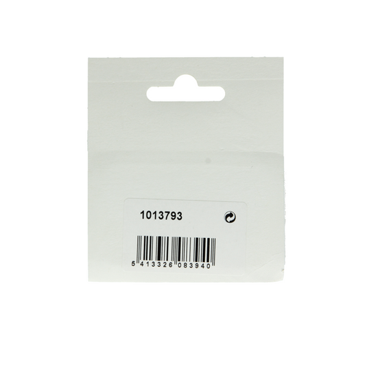 Mack 1013793 - 4 geplooide winkelhaken wit gelakt 30x30mm | 10 stuks