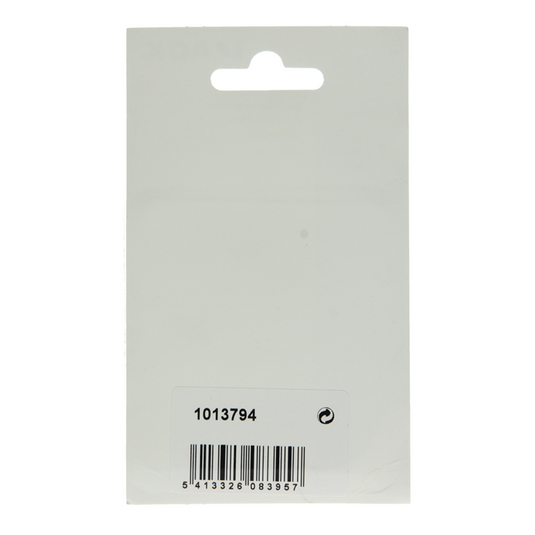 Mack 1013794 - 4 geplooide winkelhaken wit gelakt 40x40mm | 10 stuks