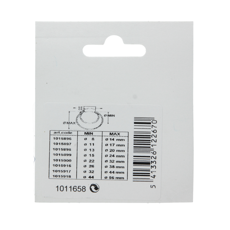 Afbeelding laden in galerijviewer, Mack 1011658 - slangklem verz 12-14mm 2st | 10 stuks
