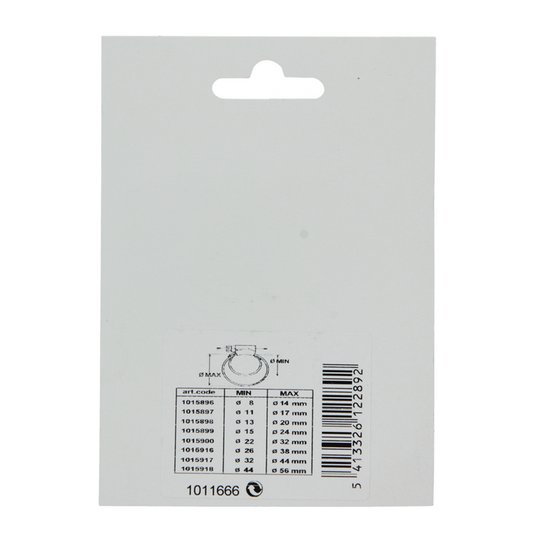 Mack 1011666 - 2 spanringen inox 12mm 40x60mm | 10 stuks