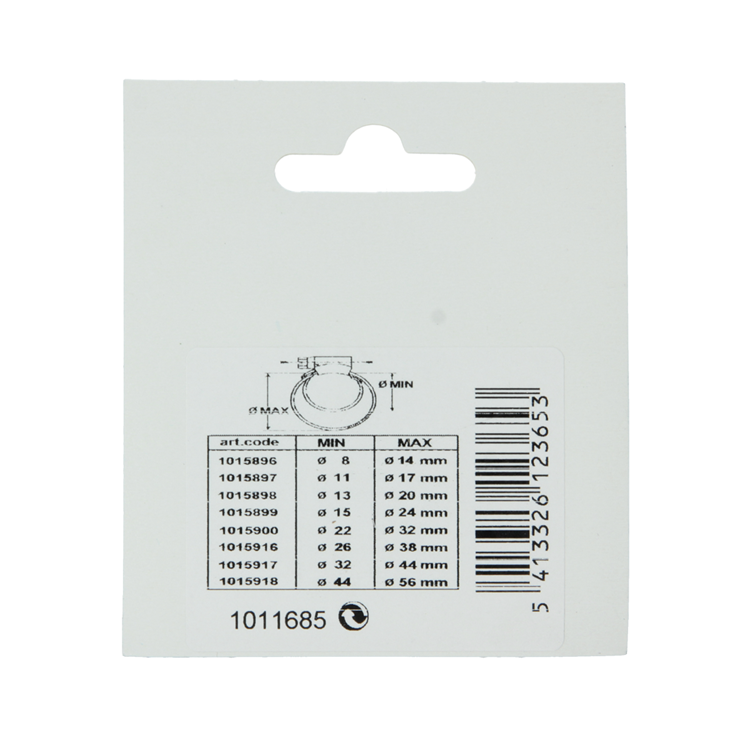 Afbeelding laden in galerijviewer, Mack 1011685 - 2 mini spanringen verzinkt 14x16mm | 10 stuks
