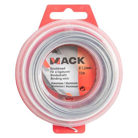 Mack 1015187 - binddraad aluminium hobby ø1,2mm - 15m | 6 stuks