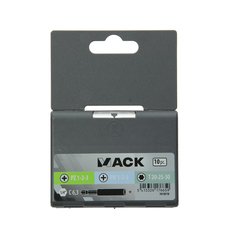 Afbeelding laden in galerijviewer, Mack 1018318 - schroefbit set 10 delig | 5 stuks
