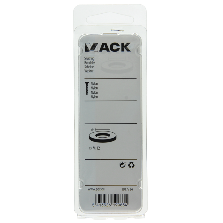 Afbeelding laden in galerijviewer, Mack 1017734 - sluitring nylon 4 st m12 | 10 stuks
