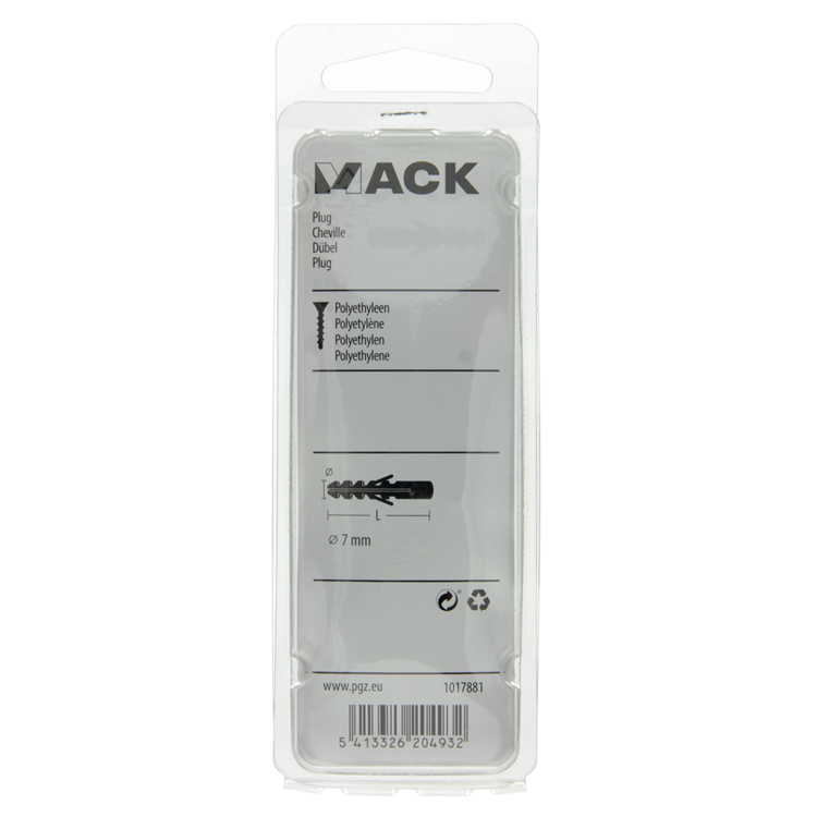Afbeelding laden in galerijviewer, Mack 1017881 - plug polyethyleen 20 st 7 mm | 5 stuks
