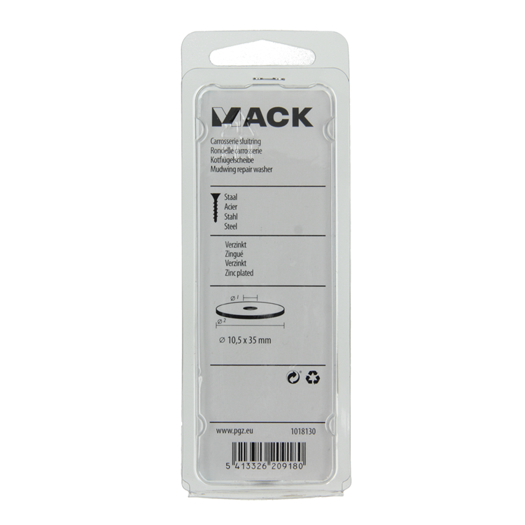 Afbeelding laden in galerijviewer, Mack 1018130 - carrosserie sluitring verzinkt28 st 10,5 x 35 mm | 5 stuks
