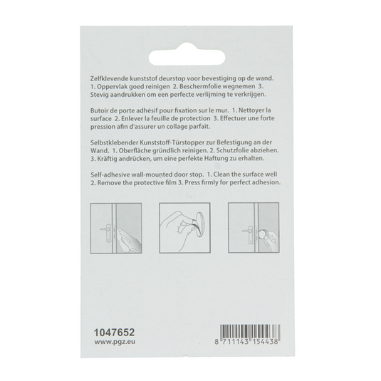Mack 1047652 - deurstop zelfklevend bruin ø 60 mm 2 st pcs | 6 stuks