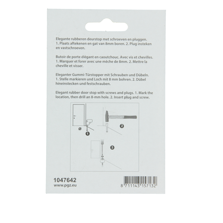 Afbeelding laden in galerijviewer, Mack 1047642 - deurstop rubber + plug grijs ø 30 mm 2 st pcs | 6 stuks
