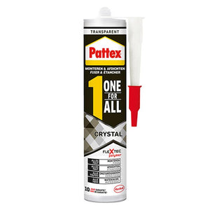 Pattex 1049983 - one for all crystal 290g | 12 stuks